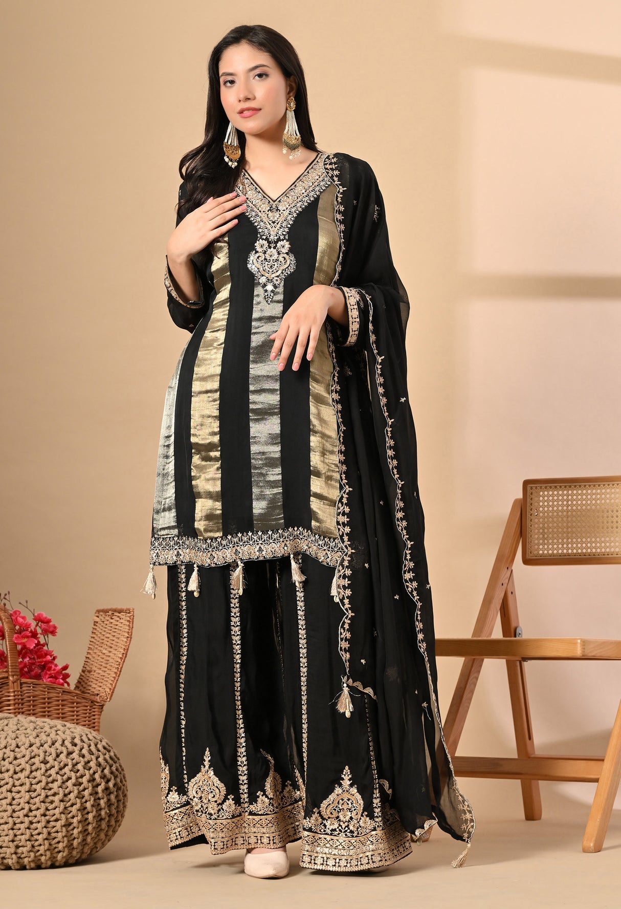 Husna Noir sharara