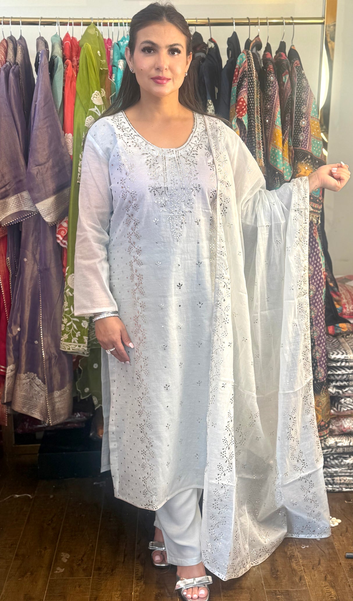 Chanderi Pita work