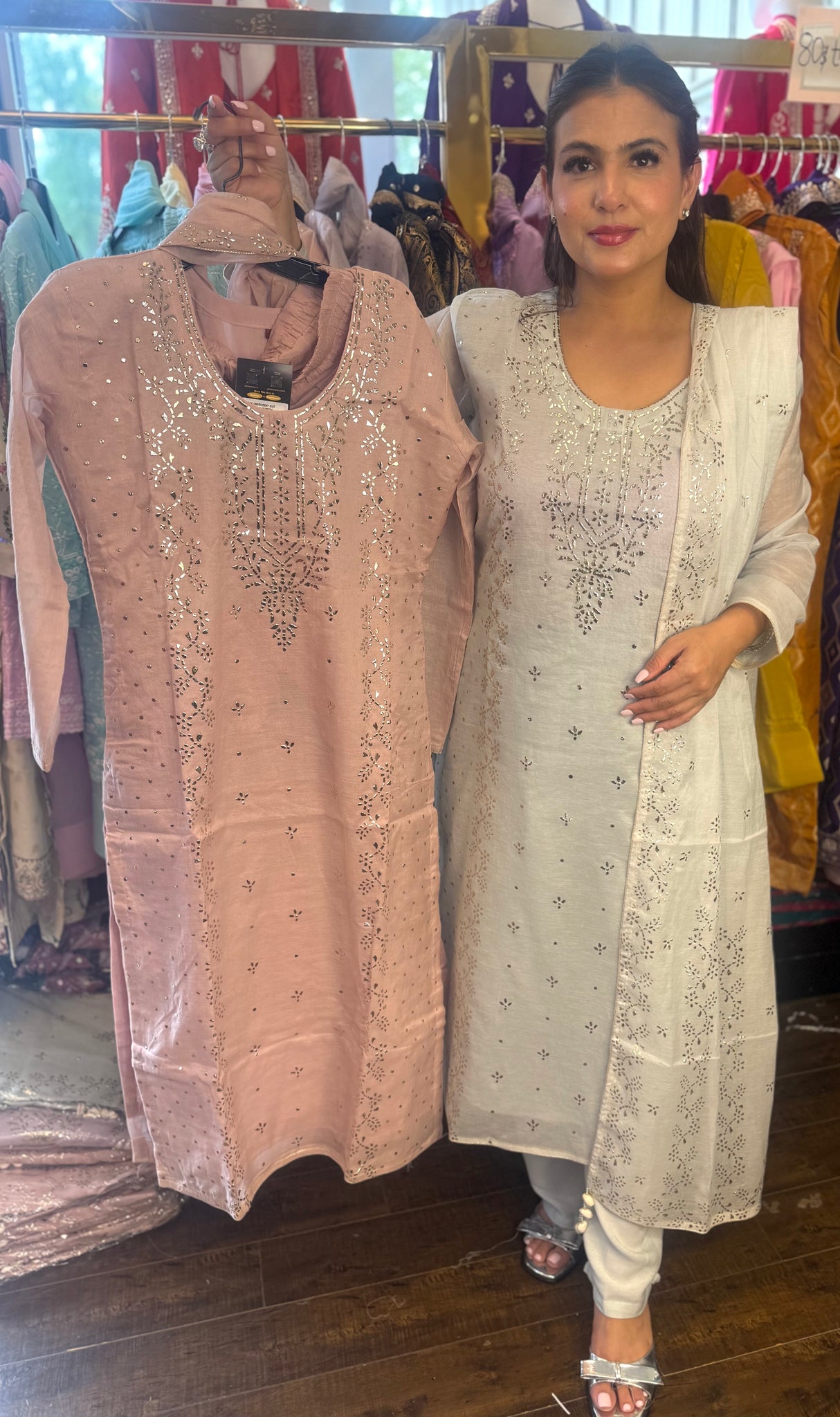 Chanderi Pita work