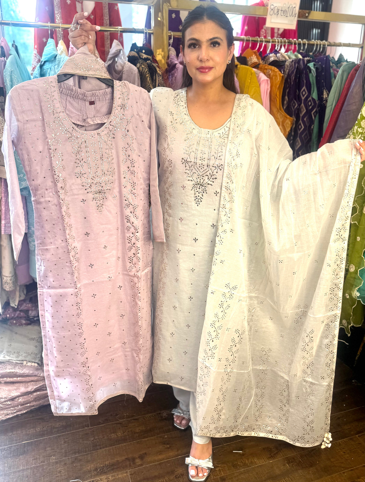 Chanderi Pita work