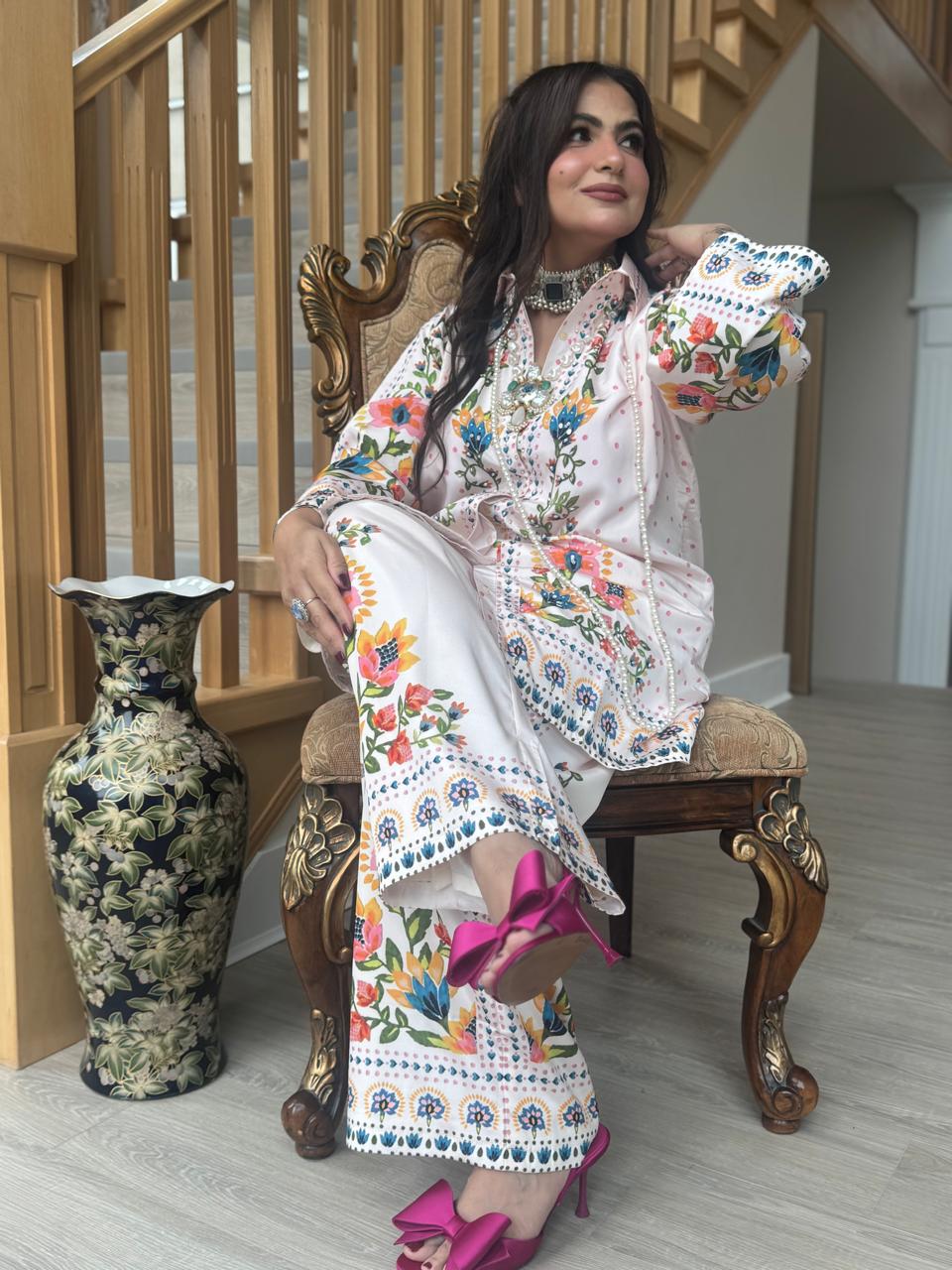 Floral Co-ord Set .