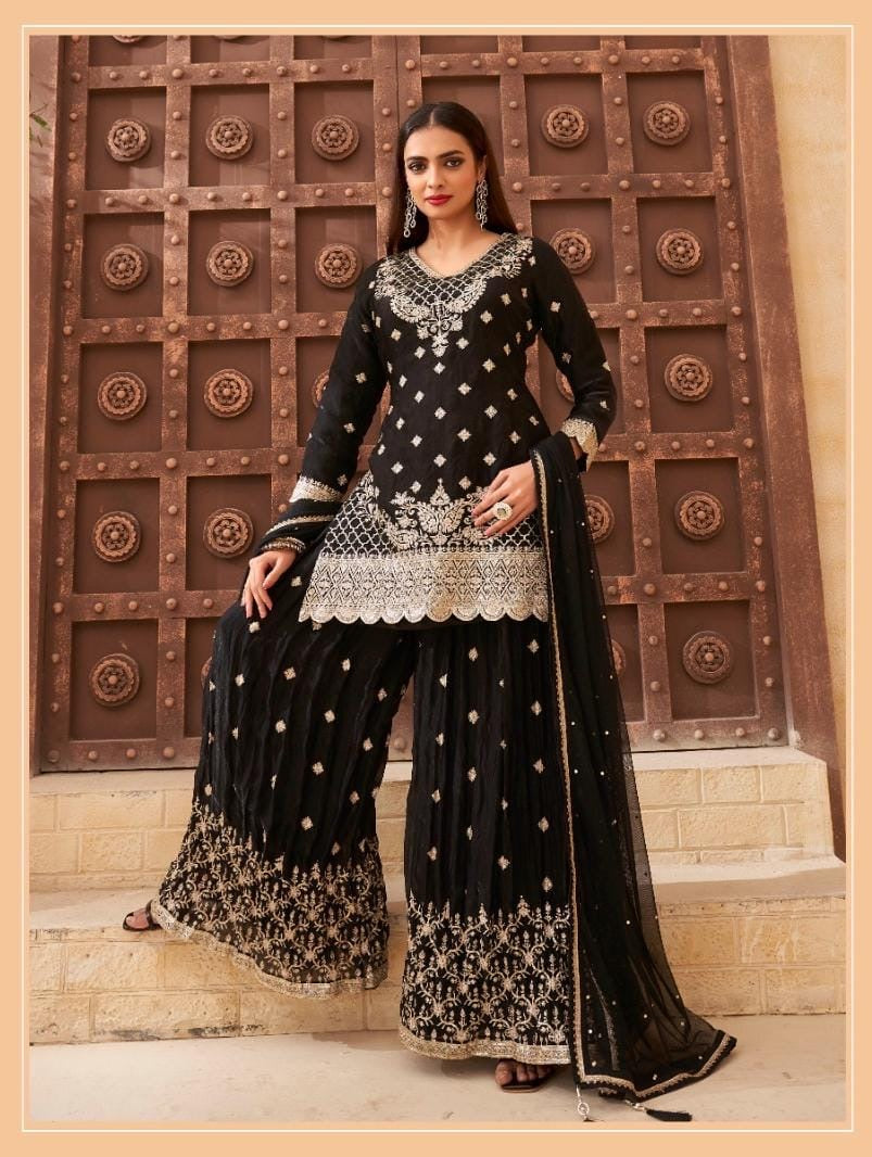 Taj mahal sharara suit