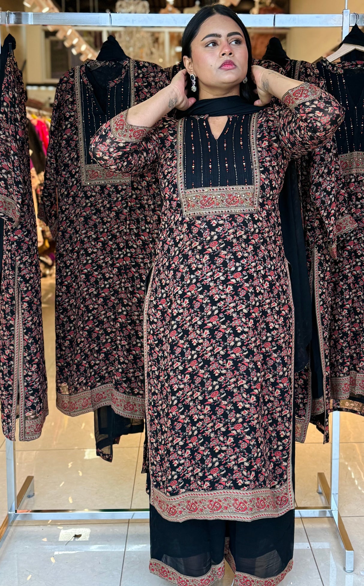 Black Rose Garden Suit