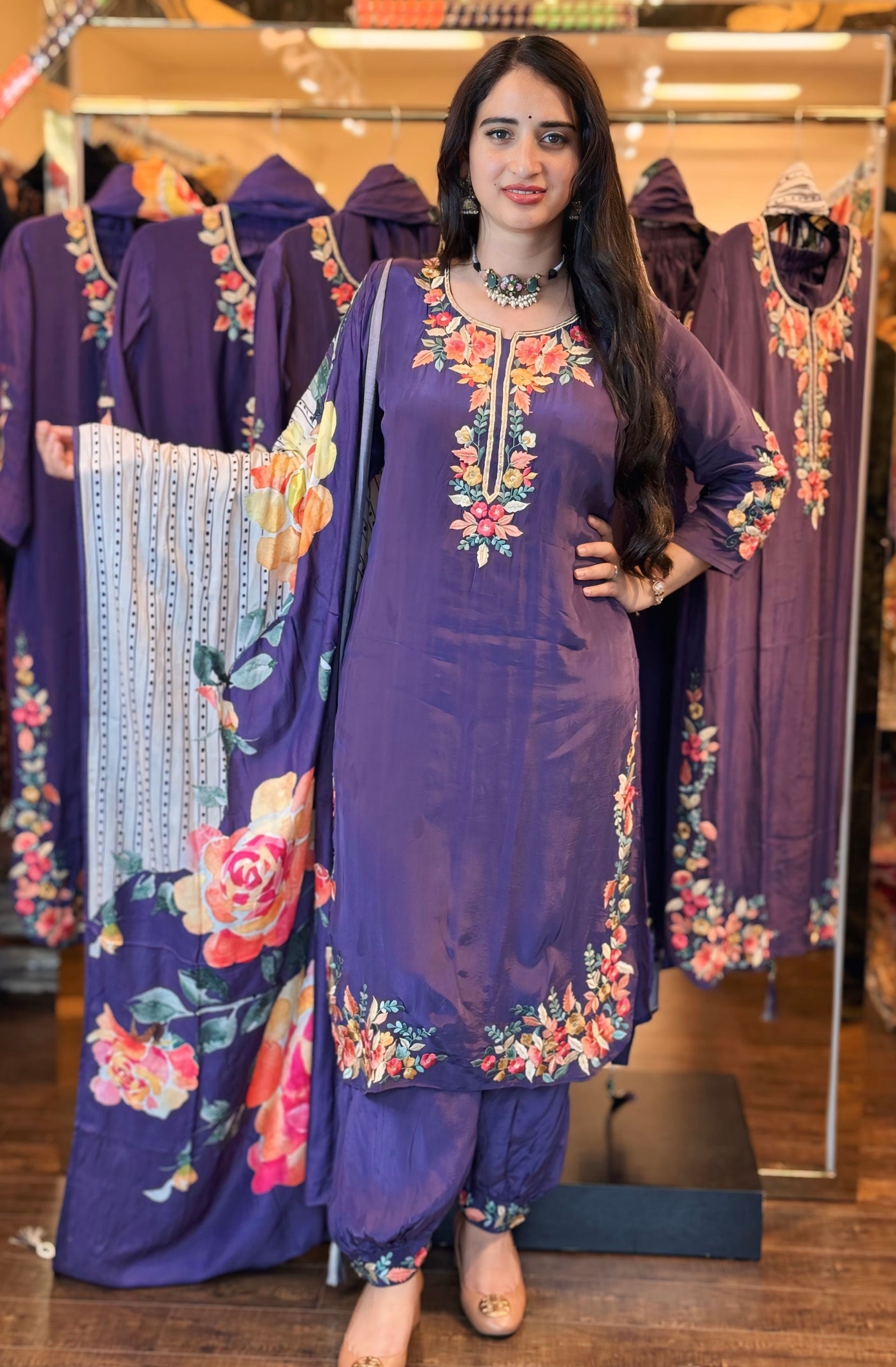 Floral Afgani Suit