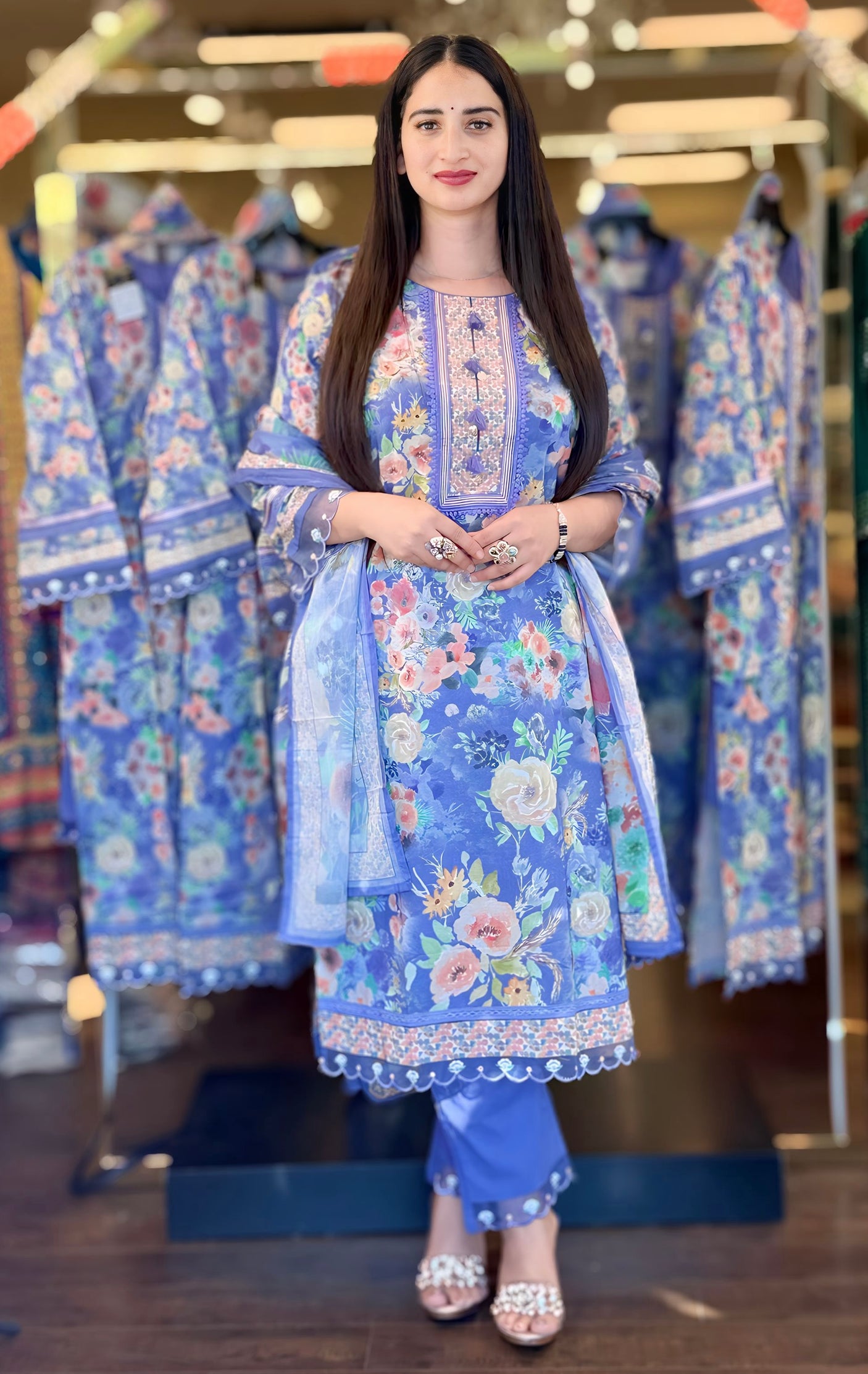 Pakistani printed suit