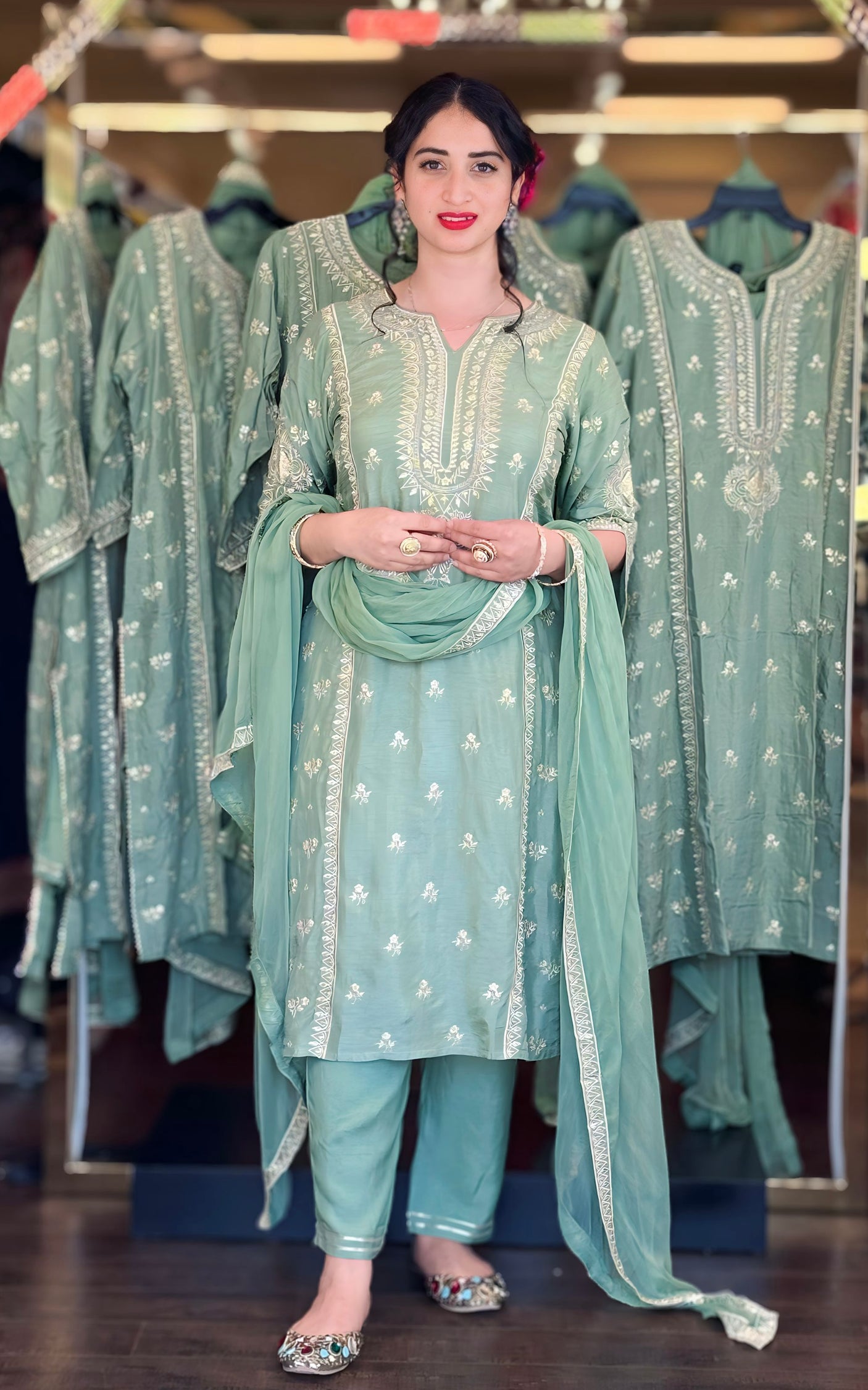 Mehndi Suit