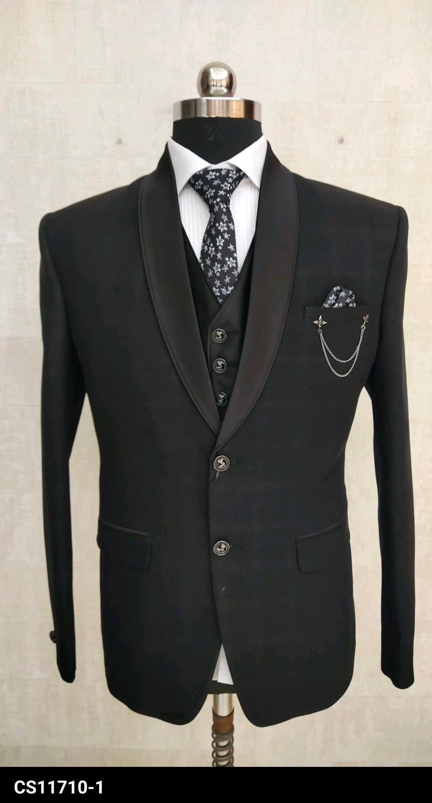 Black suit for men