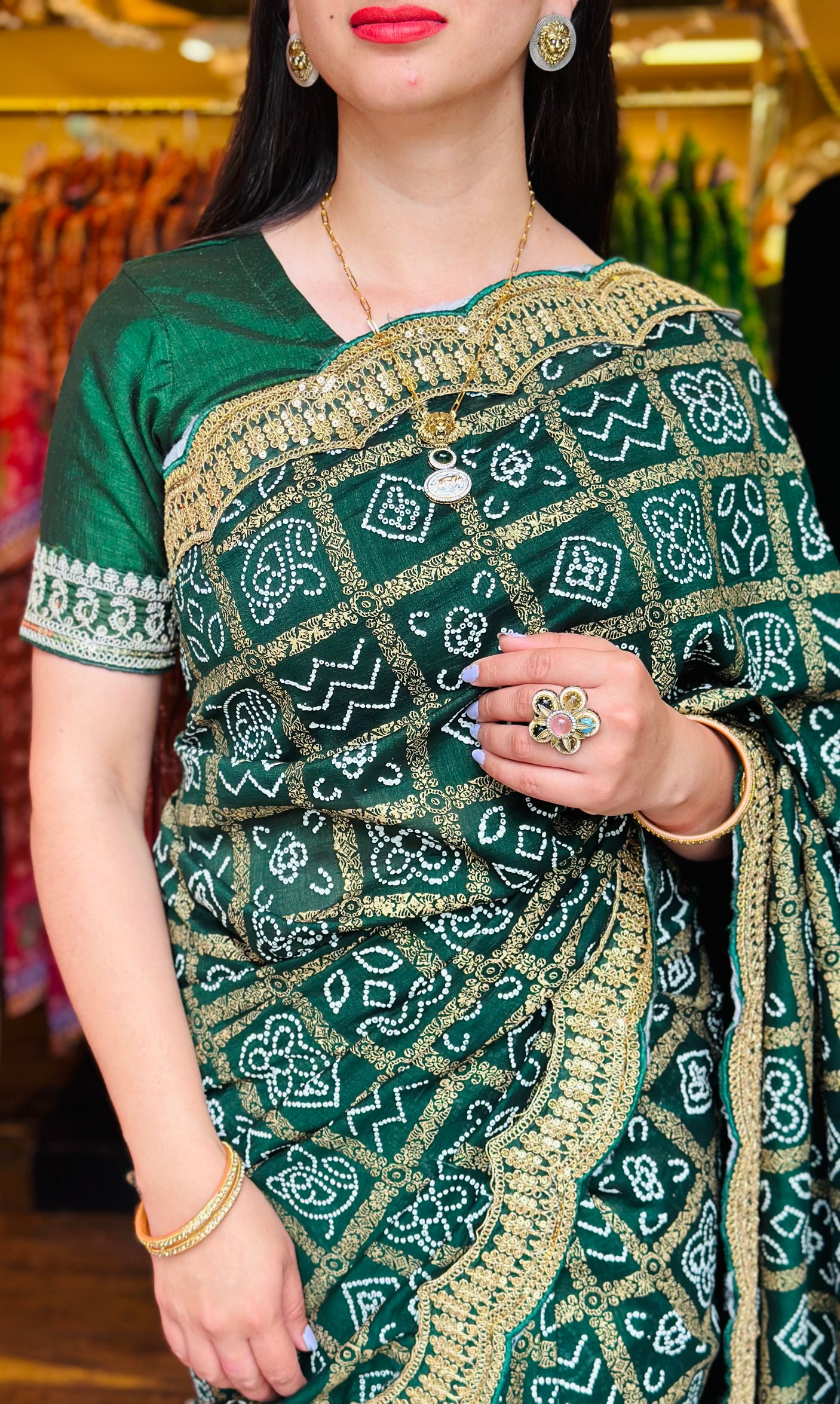 Bandhani Saree