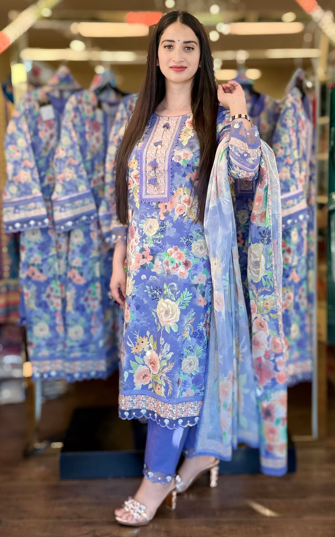 Pakistani printed suit