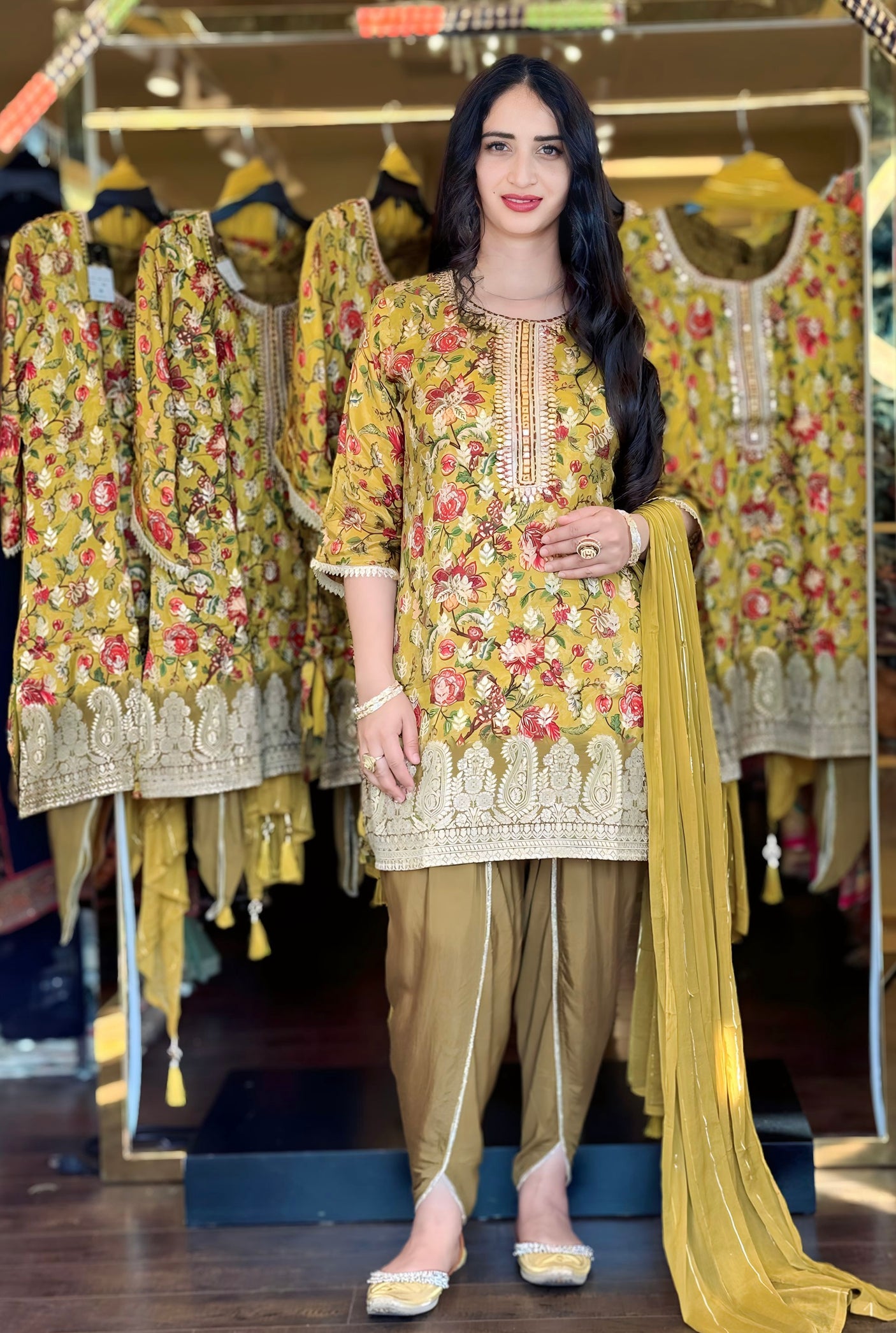 Punjabi Dhoti Salwar Suit