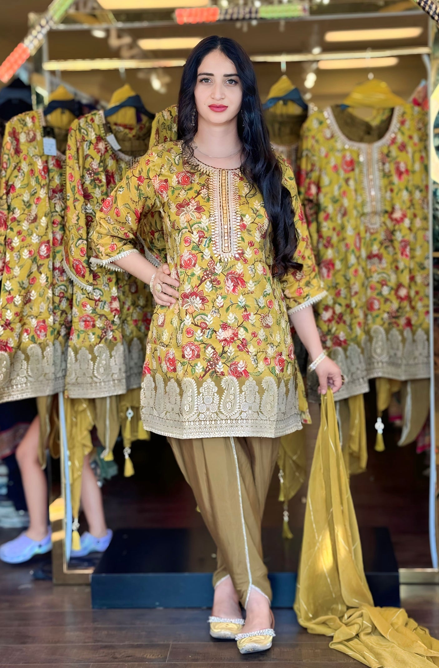 Punjabi Dhoti Salwar Suit