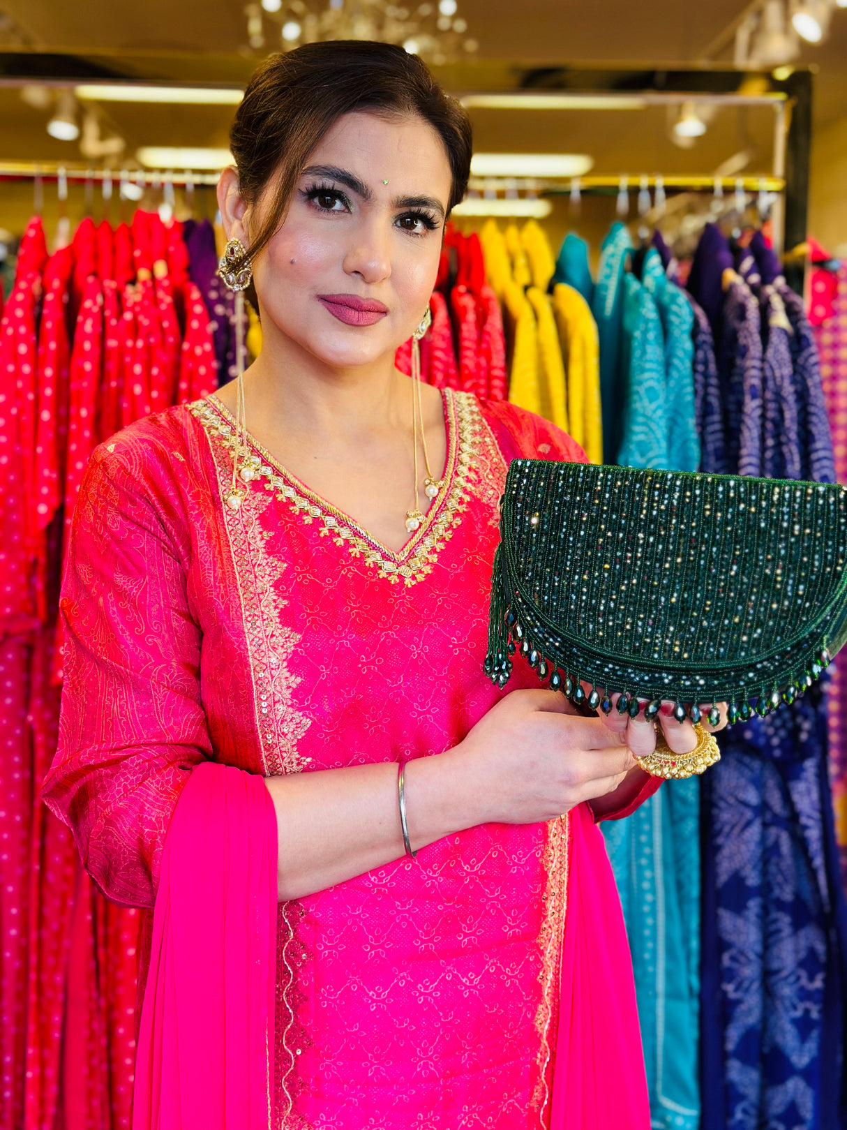 Green purse