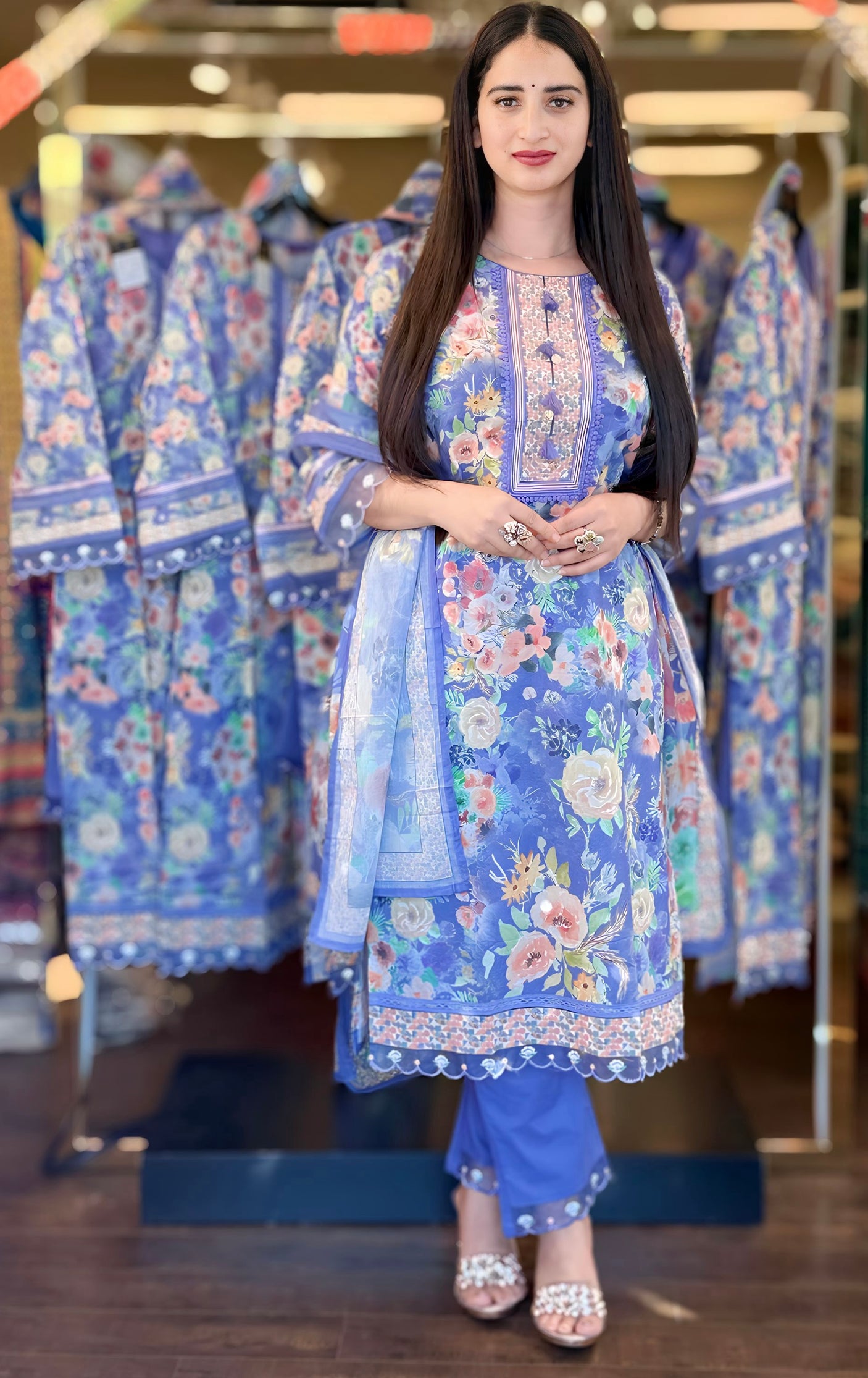 Pakistani printed suit