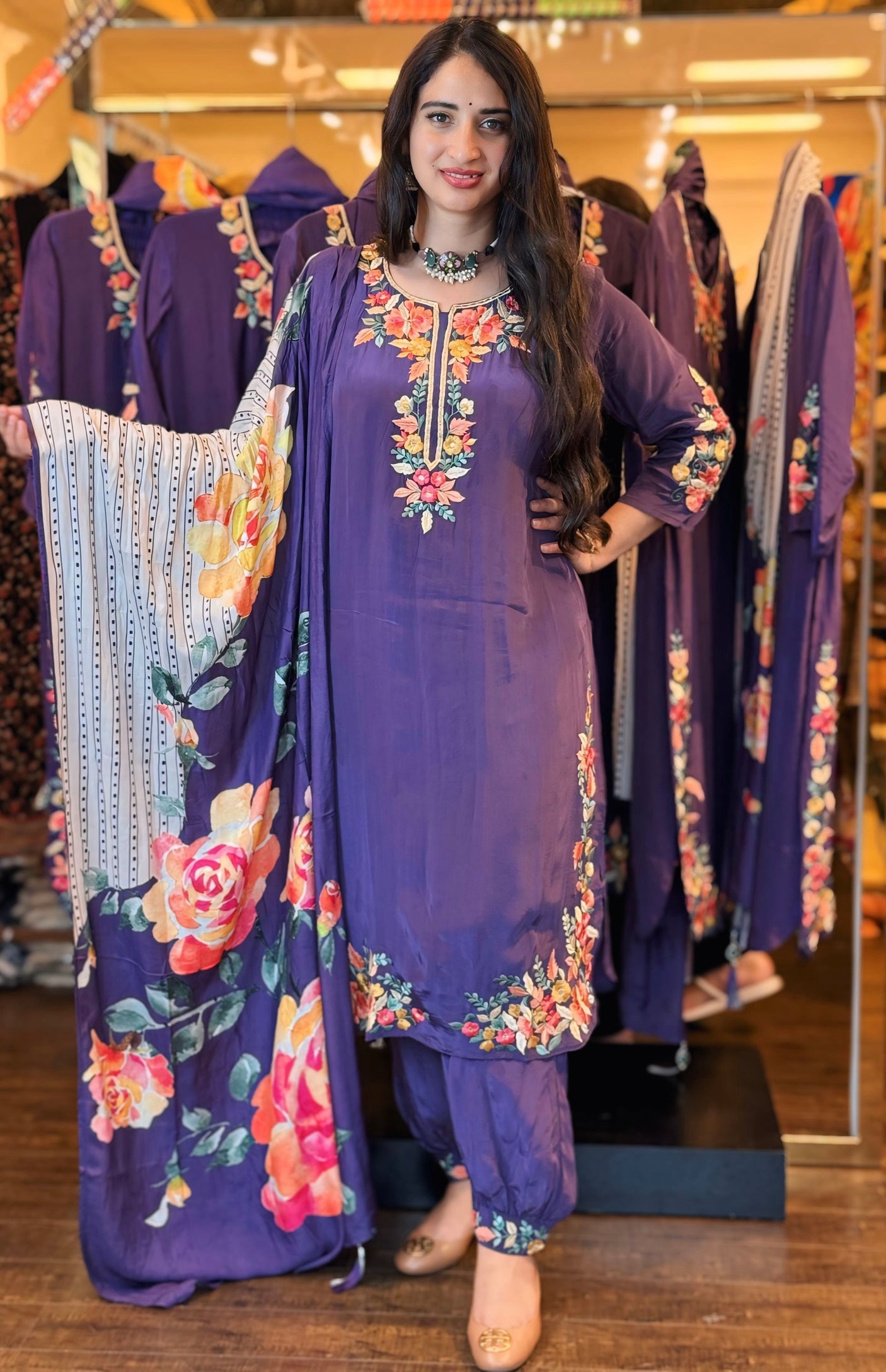 Floral Afgani Suit