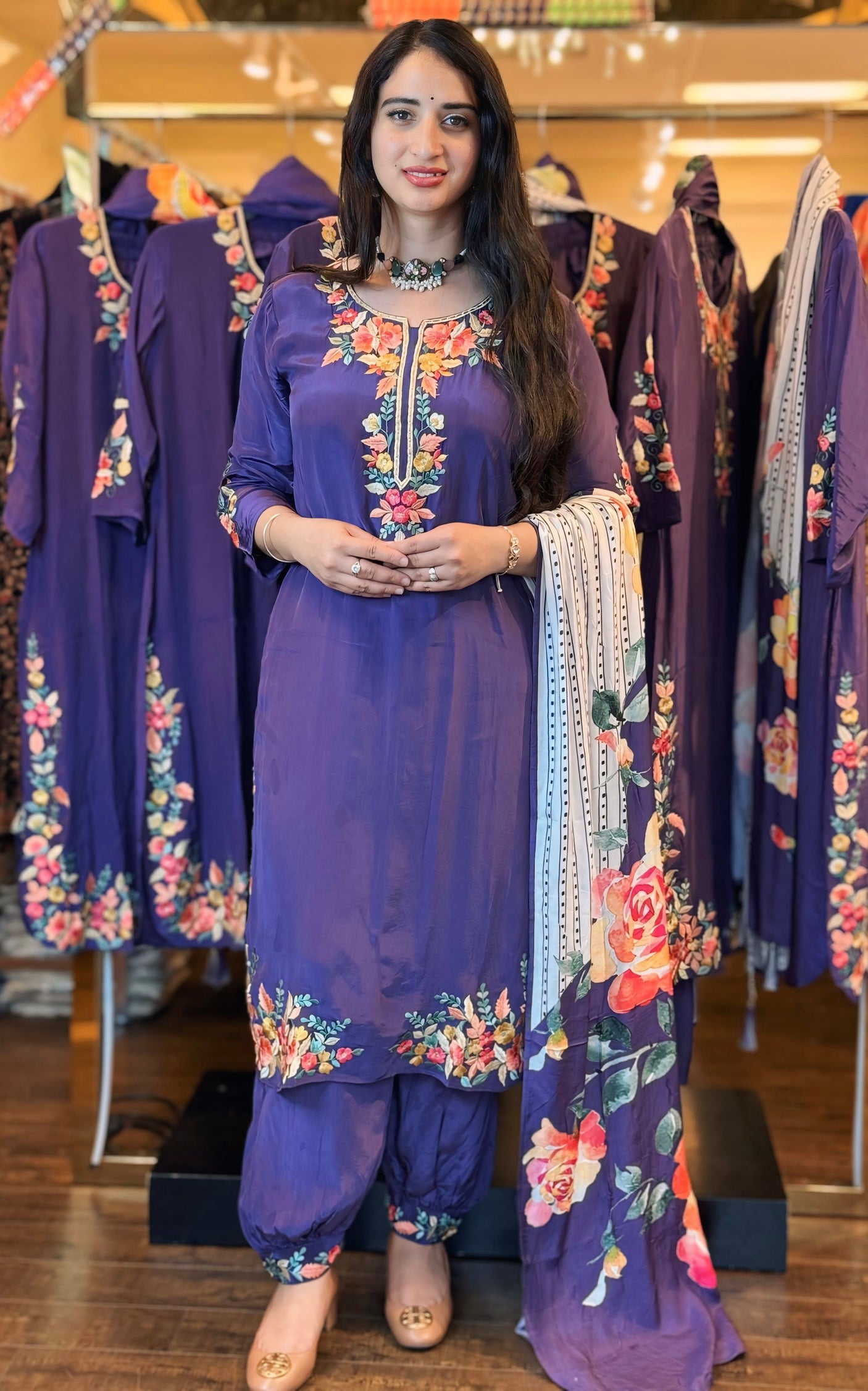 Floral Afgani Suit