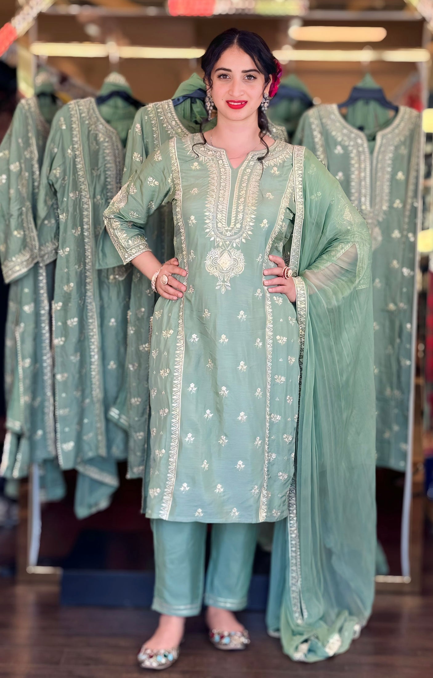 Mehndi Suit