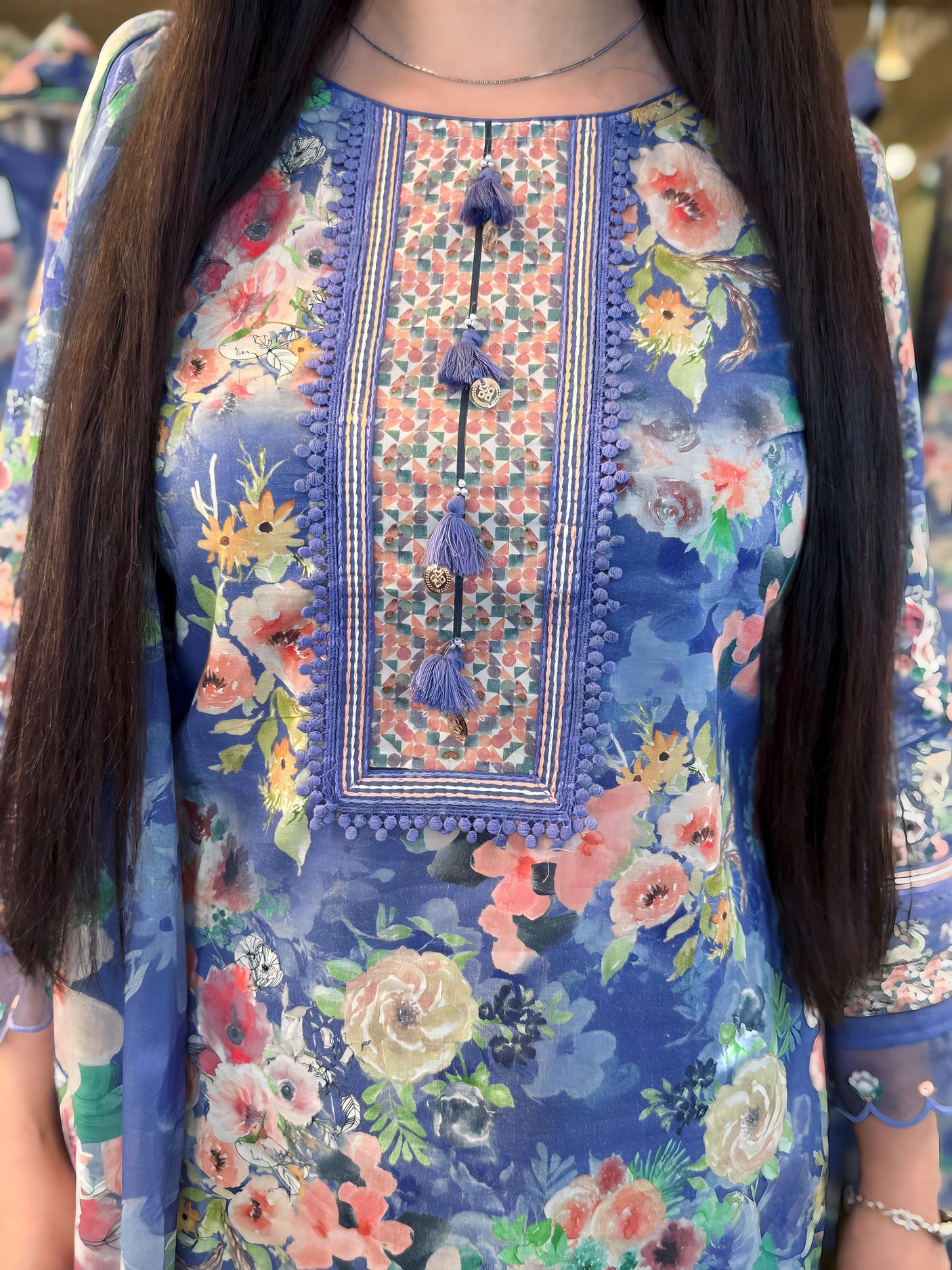 Pakistani printed suit