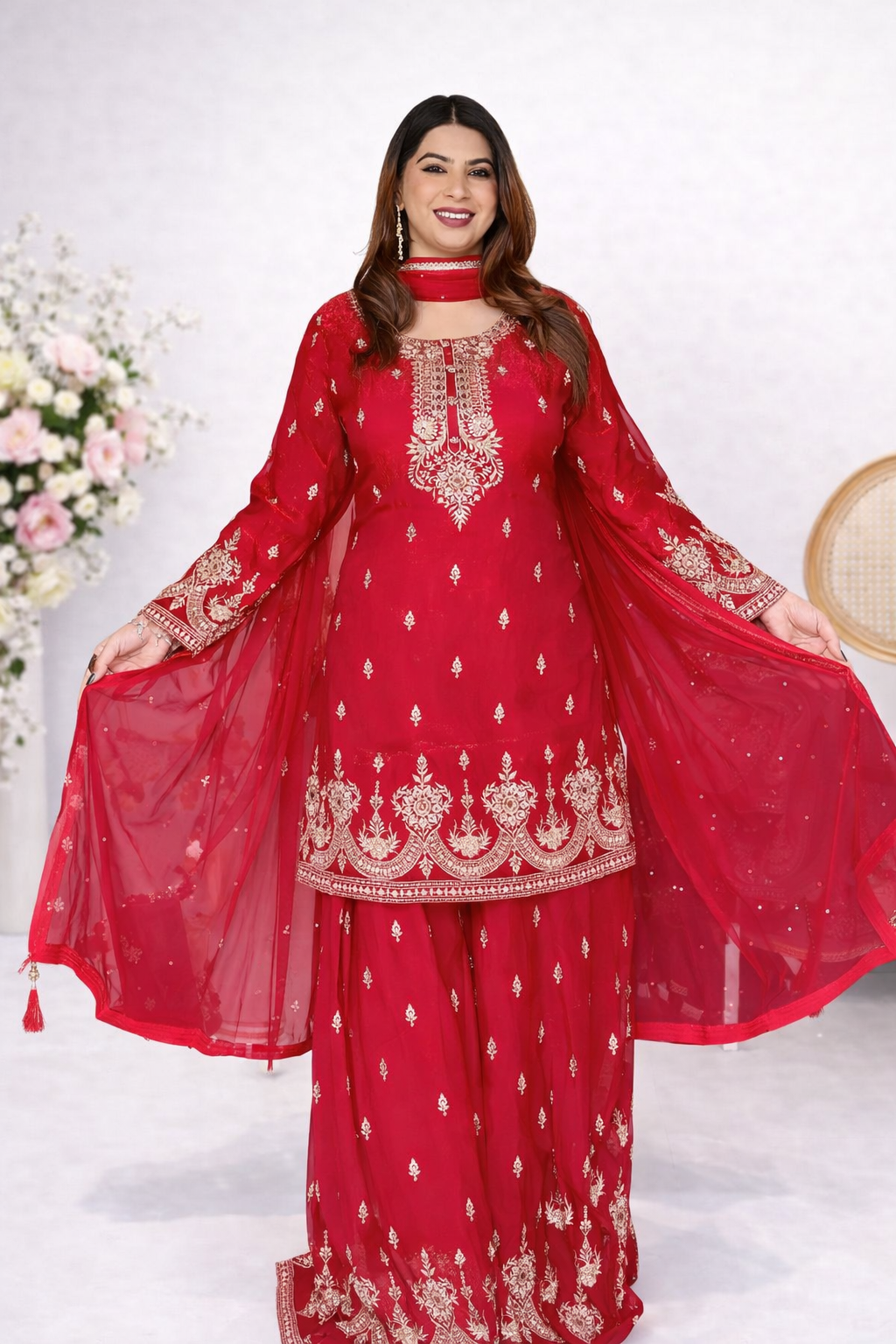 Hand Embroidery Heavy Suit