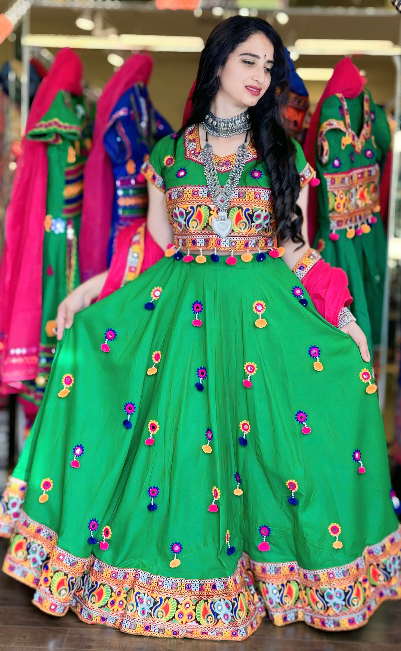 Pomp Pomp Chaneya Choli