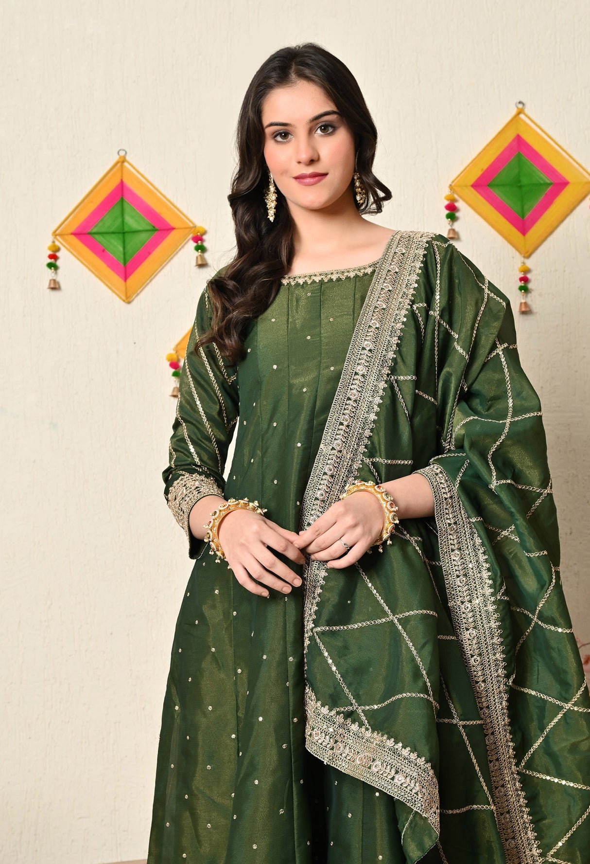 Mehndi Suit