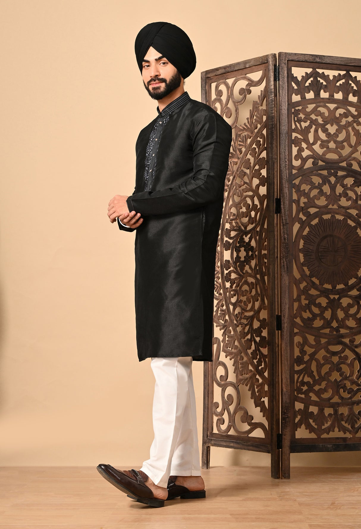 Solid Kurta Pajama
