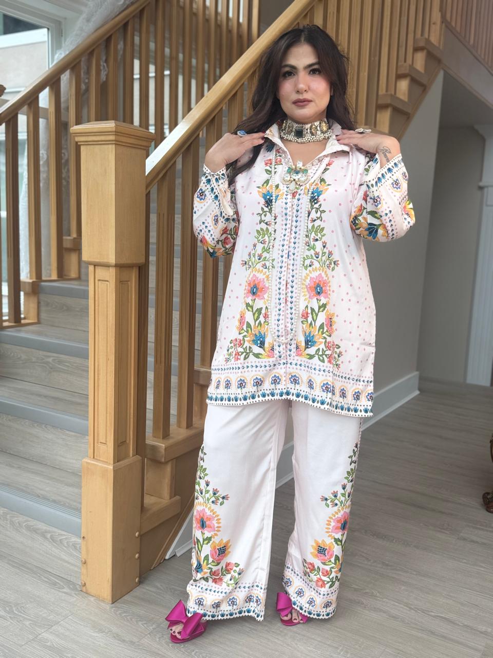 Floral Co-ord Set .