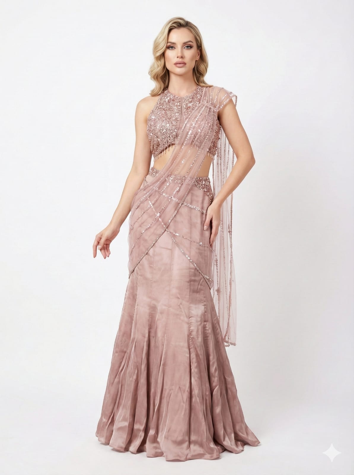 DRAPED SAREE